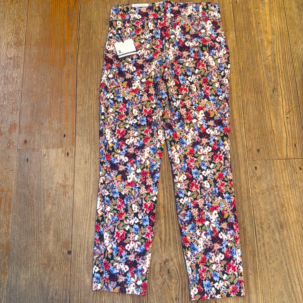 JULES & LEOPOLD WARM FLORAL PULL ON STRETCH PANTS- XS TP - NWT !🌺🍁🌸 - Picture 7 of 9
